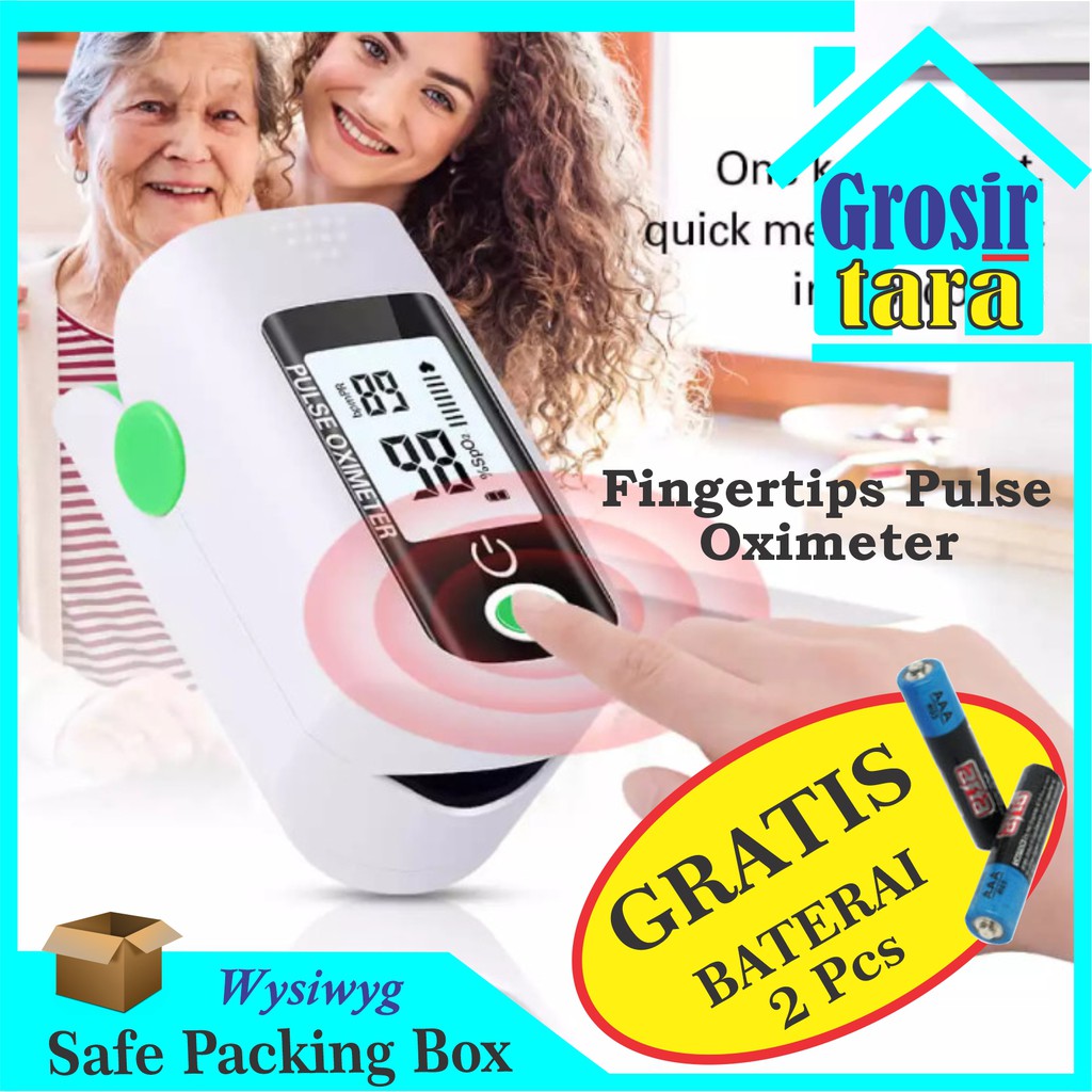 Fingertip pulse oxymeter SpO2 oximeter akurat pengukur kadar oksigen