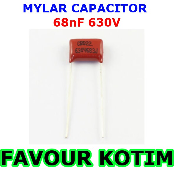 MYLAR CAPACITOR 683 68KP 68NF 630V KAPASITOR MILAR FVKOTIM
