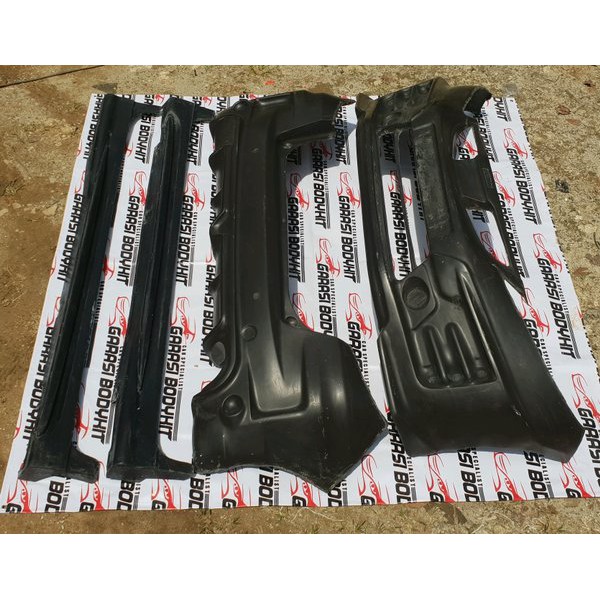 aksesoris mobil BODYKIT HONDA JAZZ 08-11 ADAPTASI MUGEN RS 2013 FULL BEMPER .