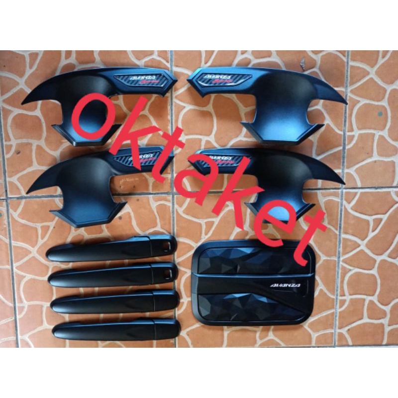 paket outer handle tank grand all new avanza veloz 2019 2020 hitam