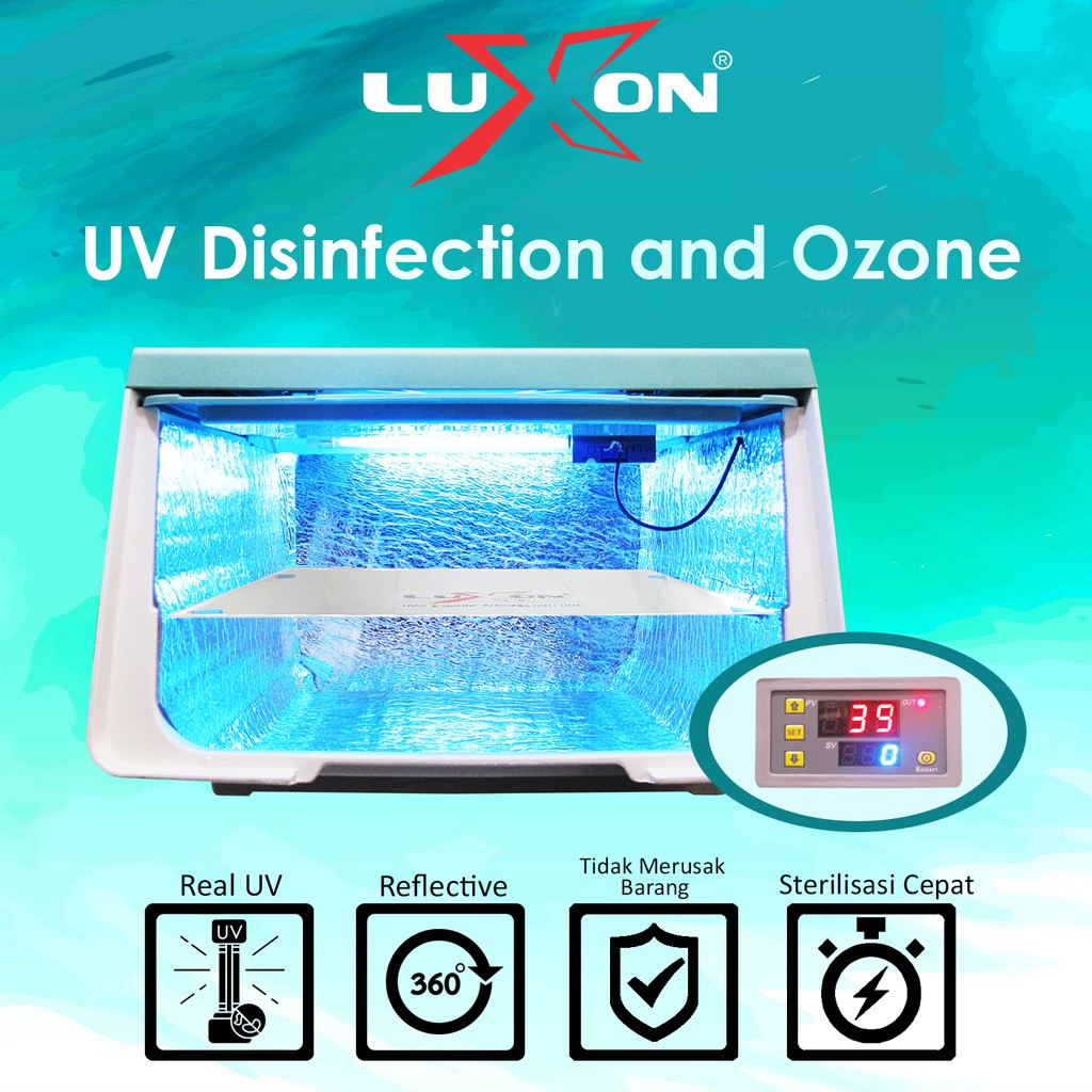 Sterilizer Box UV C & Ozone Kotak Disinfektan Ultraviolet - LUXON TOSCA