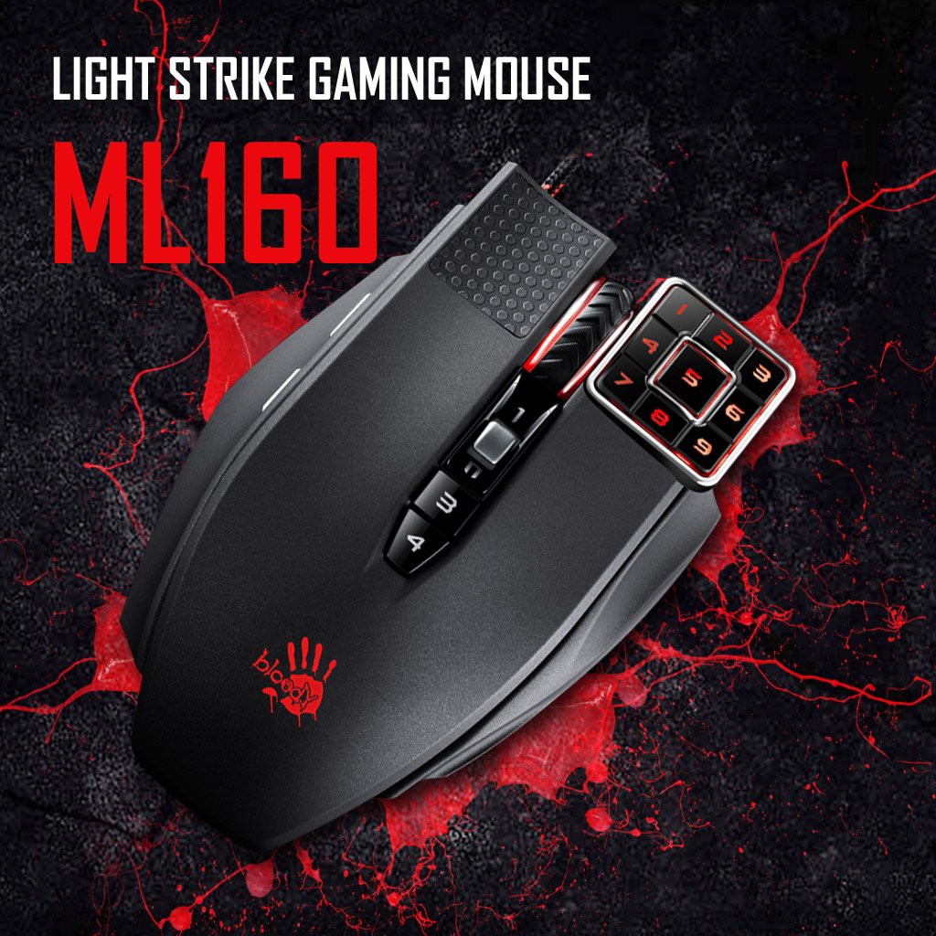 Jual Bloody Optic Micro Switch Gaming Mouse ML160 | Shopee Indonesia