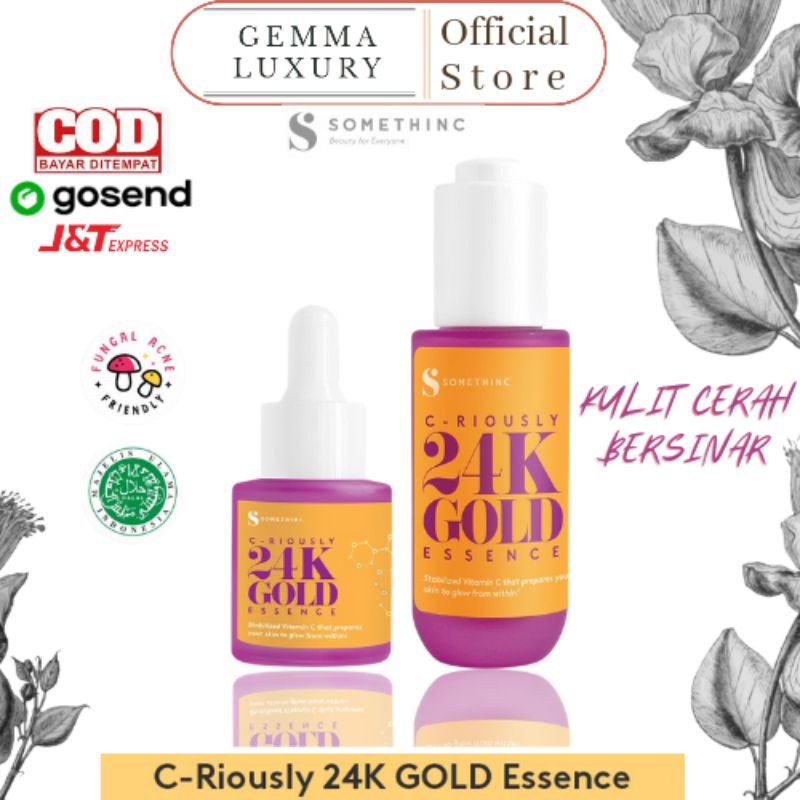 (GOSEND/COD) SOMETHINC CRIOUSLY 24K GOLD ESSENCE VITAMIN C