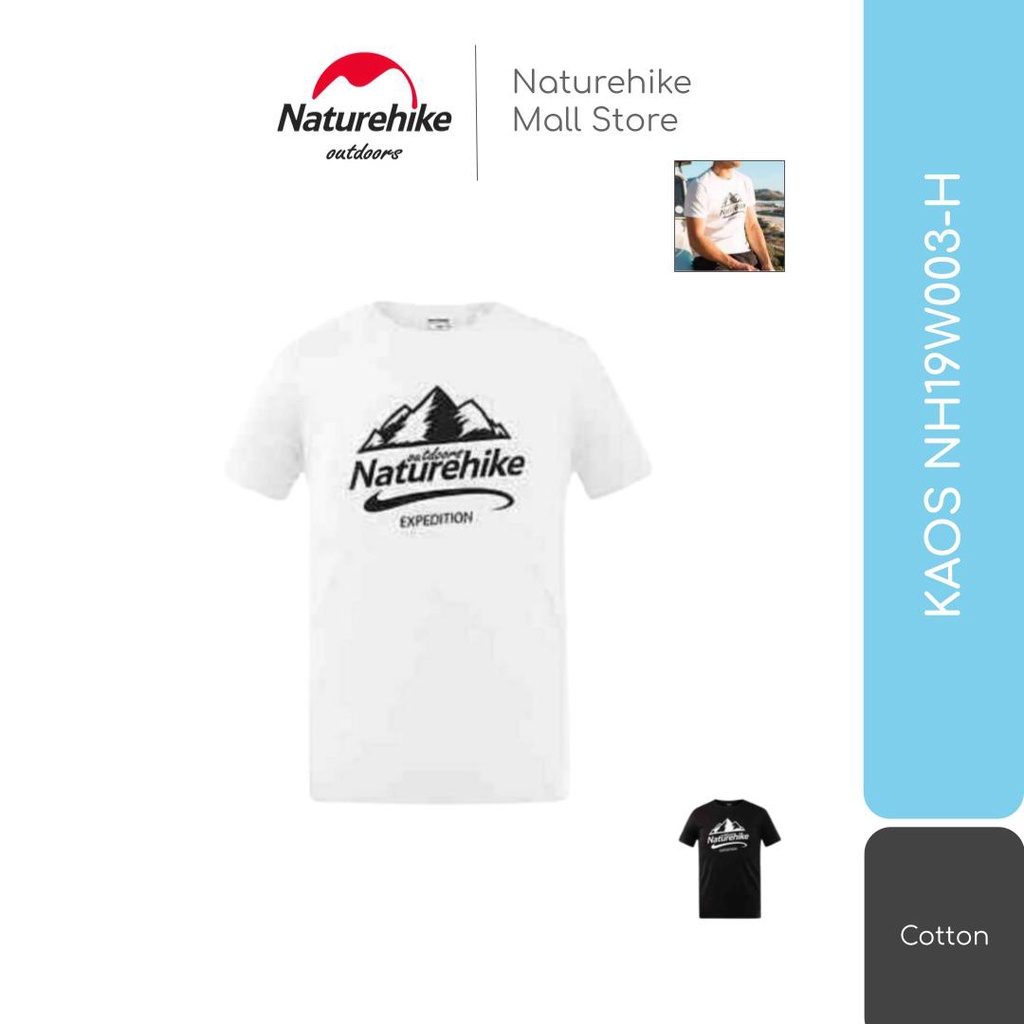 KAOS NATUREHIKE NH19W003-H BAJU T-SHIRT HIKING CAMPING OUTDOOR KATUN