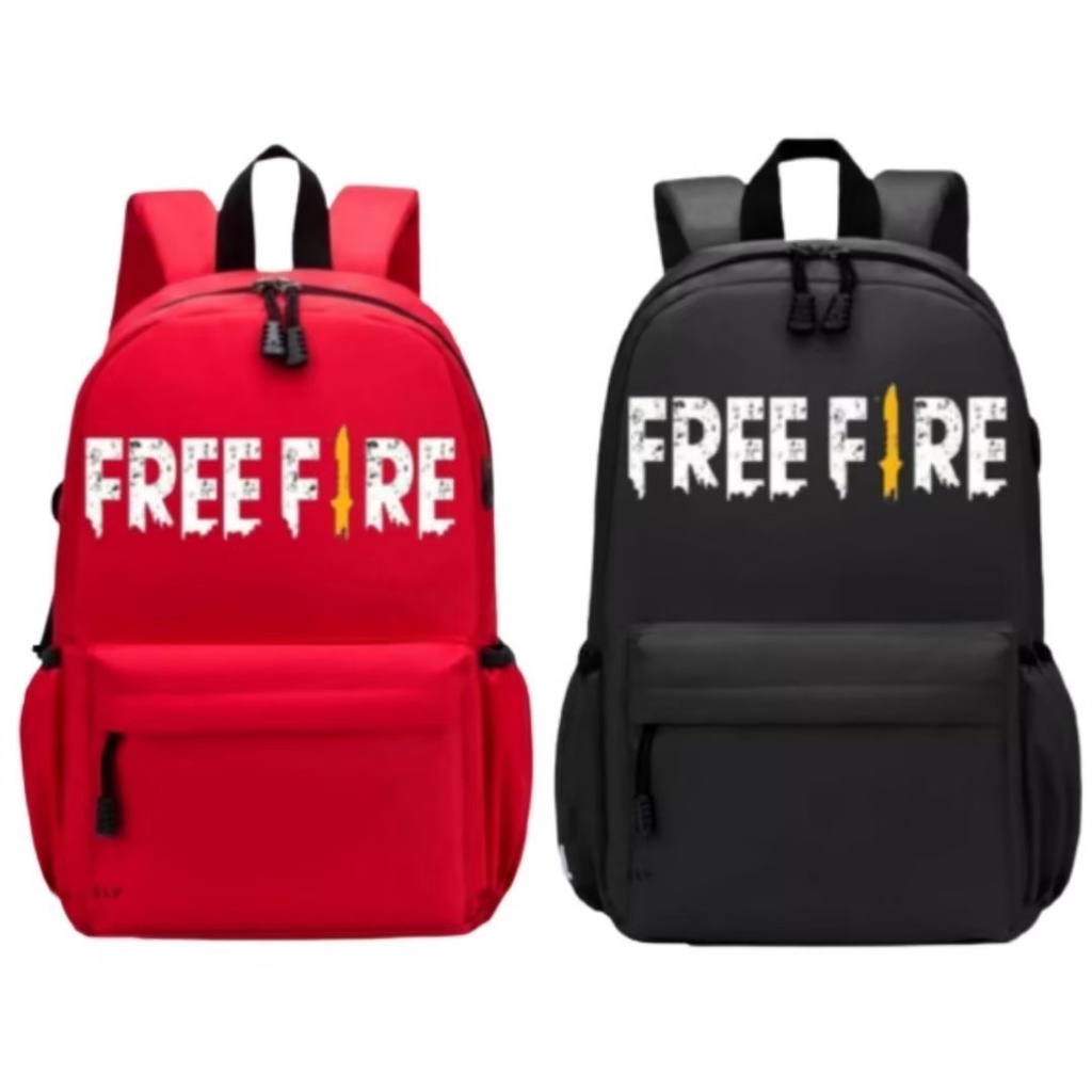 New tas backpack ransel sekolah anak Free Fire / ransel sekolah FF / tas punggung untuk hadiah anak / bisa COD