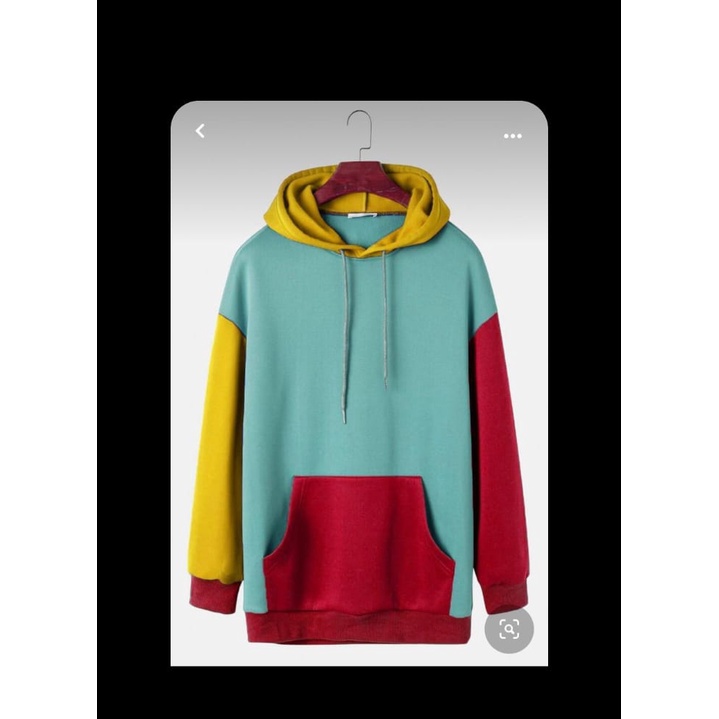 Sweater hoodie warna warni/sweater kekinian/hoodie murah