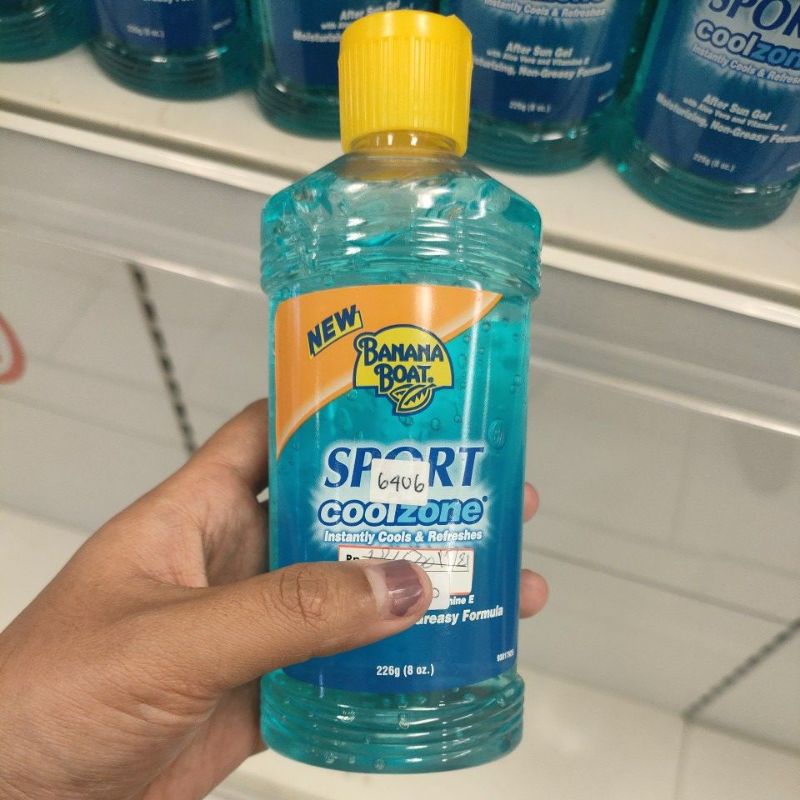 BANANA BOAT SPORT COOLZONE INSTANTLY COOLS & REFRESHES AFTER SUN GEL