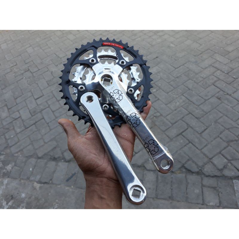 crank shimano fc-mc34 via japan crank shimano stx crank 42 t