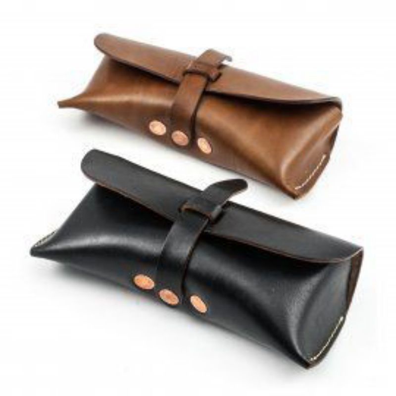 tempat kacamata kulit asli case kacamata kulit sapi