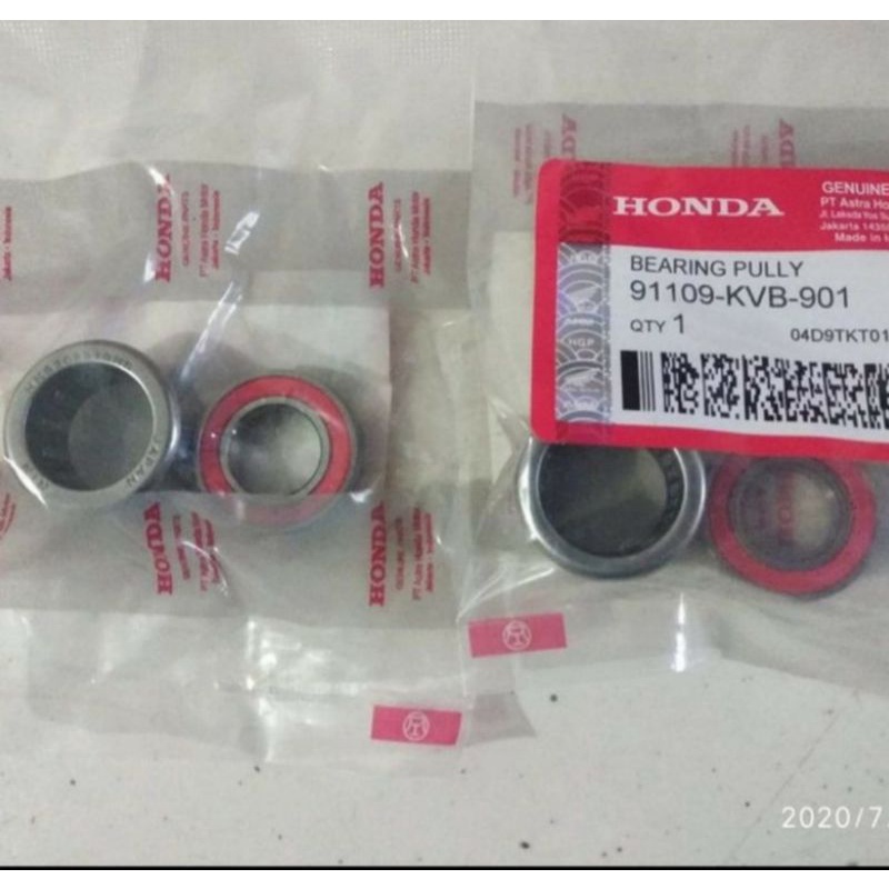 BEARING LAHER LAHAR BAMBU CVT PULI PULY BEAT BEAT FI VARIO SCOPY SPACY ORIGINAL AHM 100%