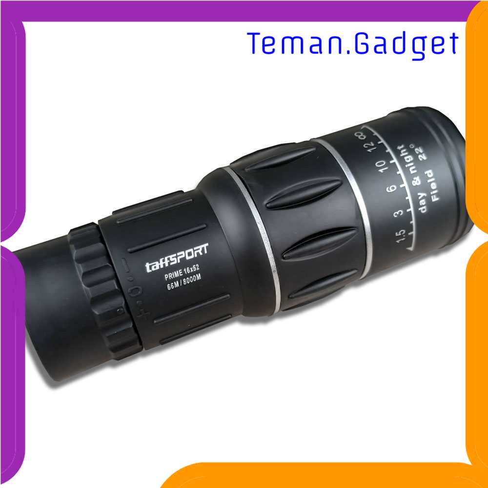 TG-IDI TaffSPORT Prime Teropong Monokular Focus Zoom Lens Telescope 16x52