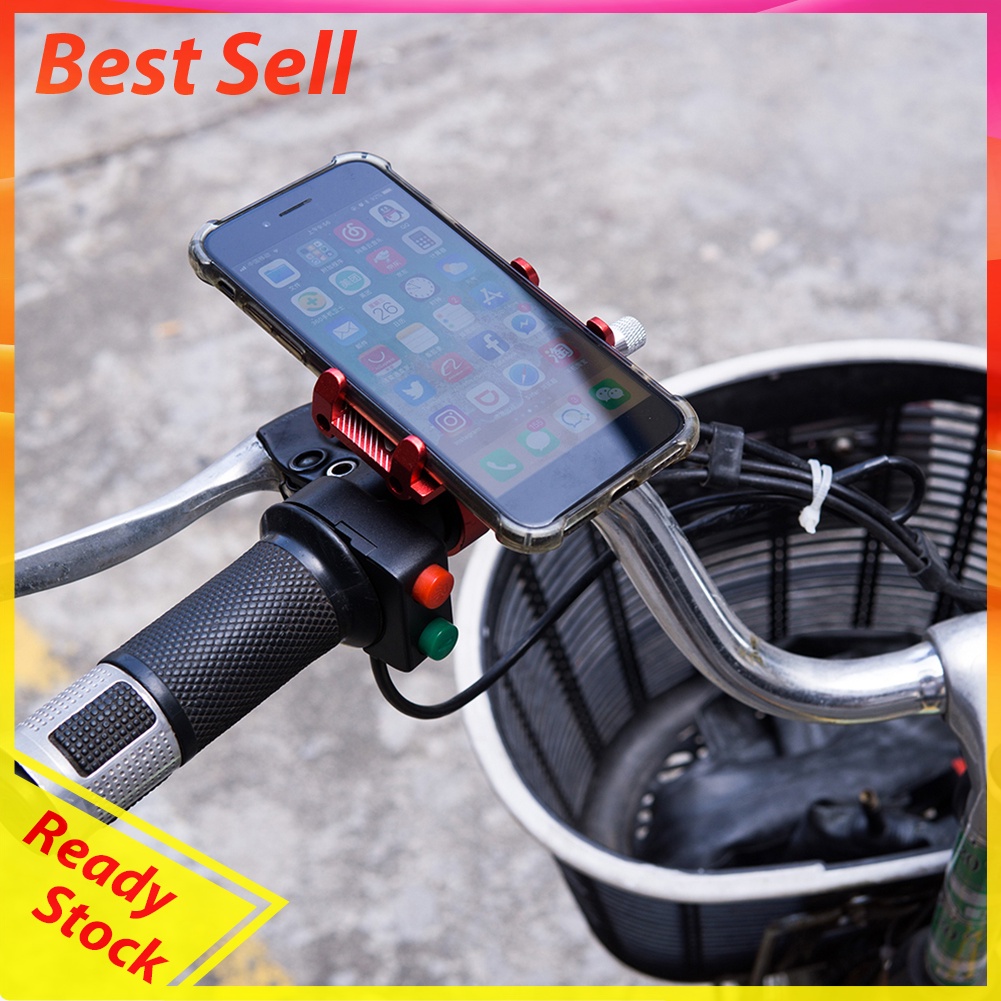 MTB Bike Motorcycle Phone Holder Bracket Bicycle Cell Phone Support Rack