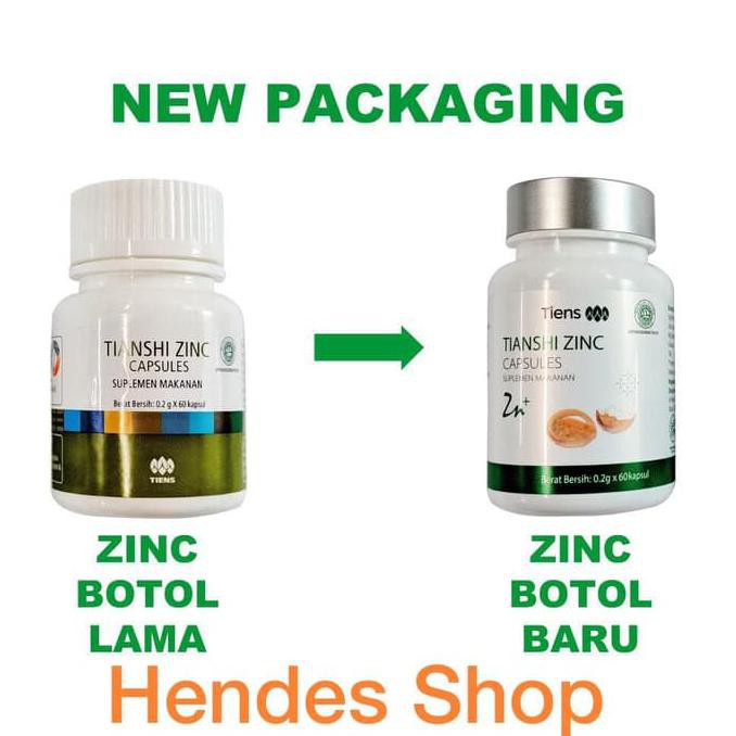 Zink Tiens Zinc Tianshi Zinc Original Zinc untuk hormon Asli Original
