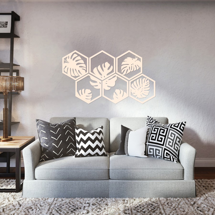 Hiasan dinding Lasercut Monstera Leaf|wall decoration