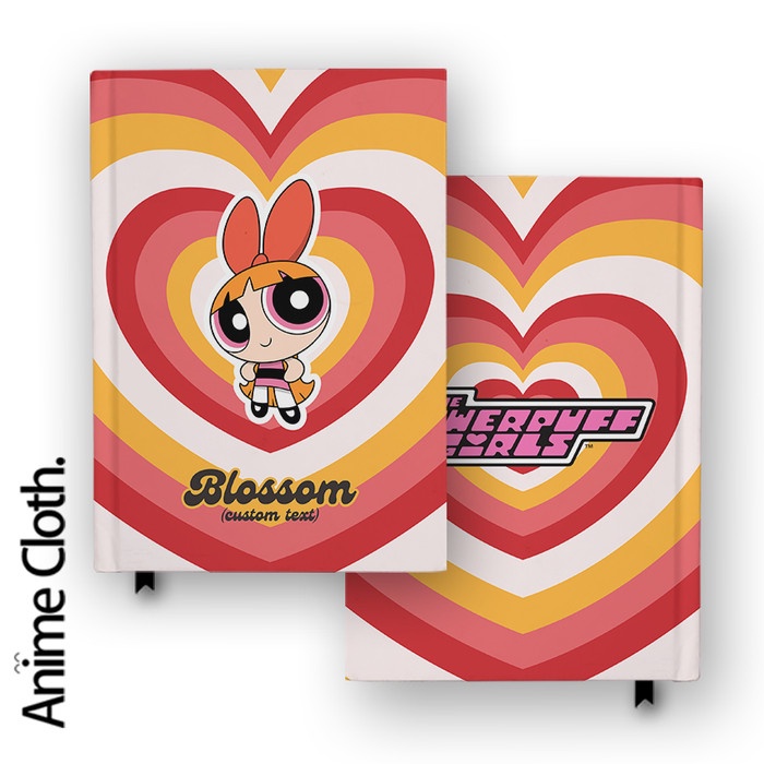 

Buku Catatan Notebook Powerpuff Girls Blossom Heart Diary Hardcover