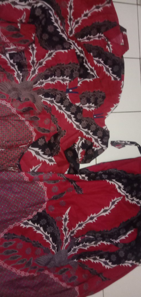 Batik Couple Keluarga Sania Ruffle Ori Ndoro Jowi Dnt Baju Couple Batik Jumbo Gamis Batik Kondagan