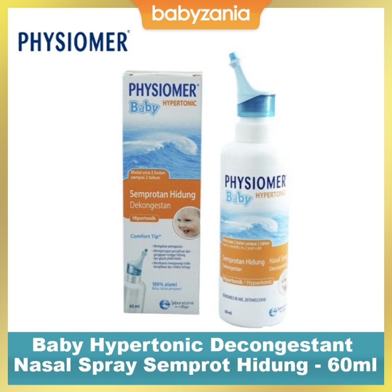 Physiomer Baby Hypertonic Decongestant Nasal Semprot Hidung Bayi 60 ml