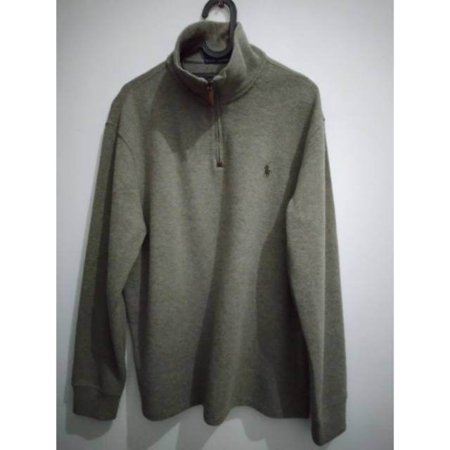 Zipper Polo Ralph warna Peanut dijual karna kebesaran, M luar jadi masuk untuk kalian yang ukuran L