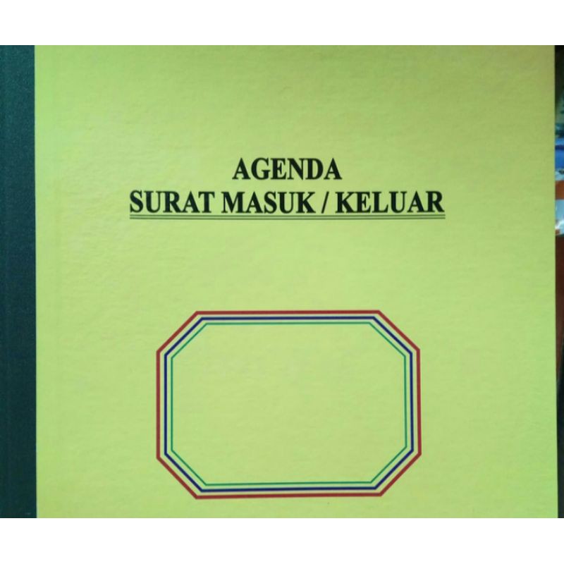 

buku agenda surat keluar masuk