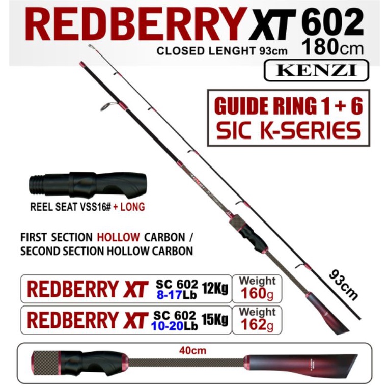 joran Kenzi redberry xt 180cm 20lbs