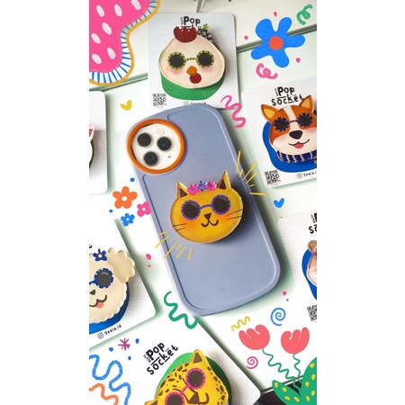 Cute Pets Club Popsocket by Yeele