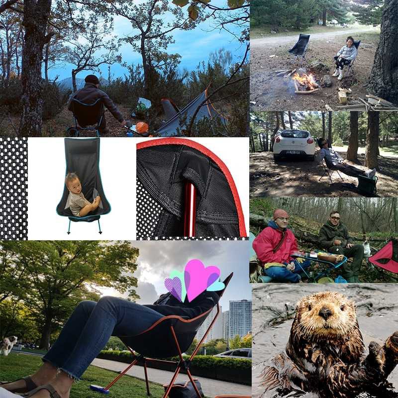 Kursi Lipat Memancing PortableCollapsible Folding Fishing Chair Korsi Perlengkapan Outdoor Serbaguna