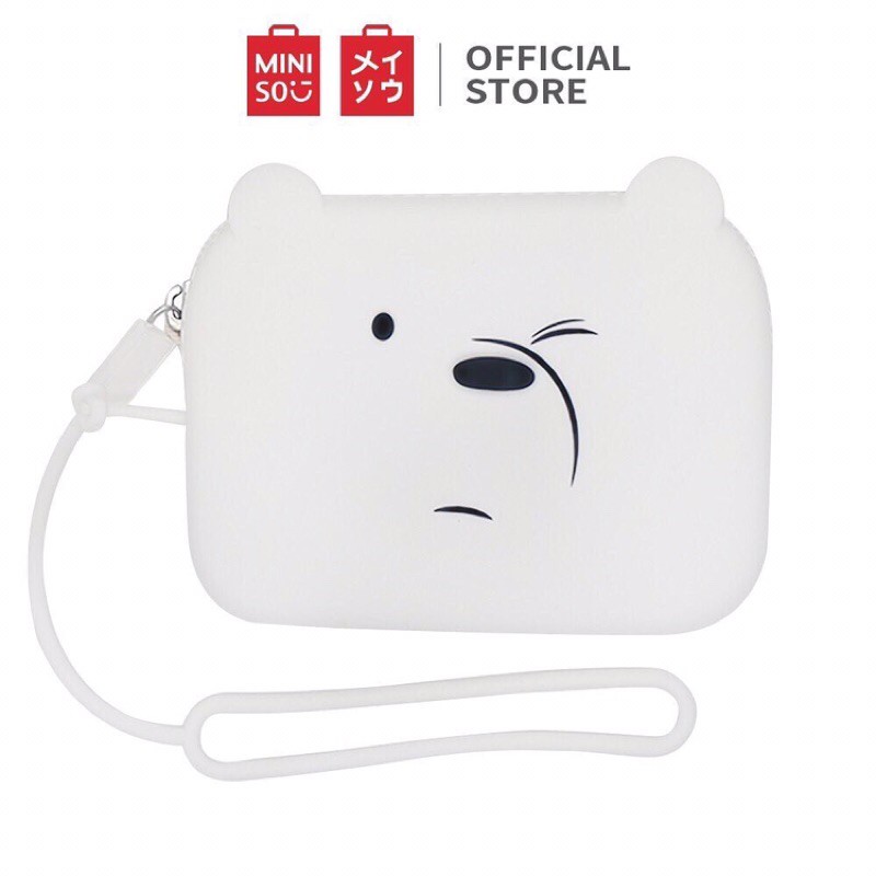 Dompet Silikon Miniso / Dompet We bare bears (WBB) / Dompet Koin / Tempat Kartu