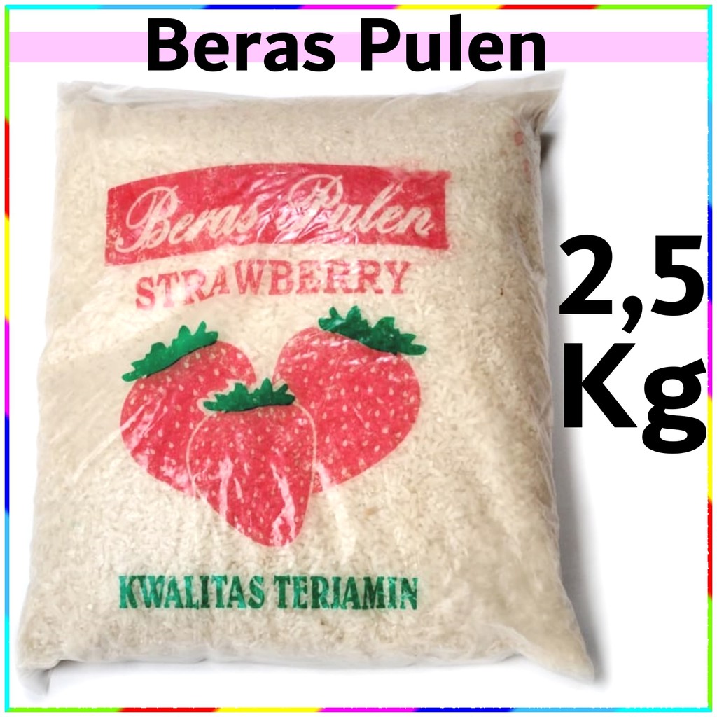 

BERAS PULEN steroberi 2,5 Kg strawberry