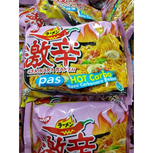 

Nissin Gekikara Ramen Hot Carbo Rasa Carbonara Pedas 81 Gram