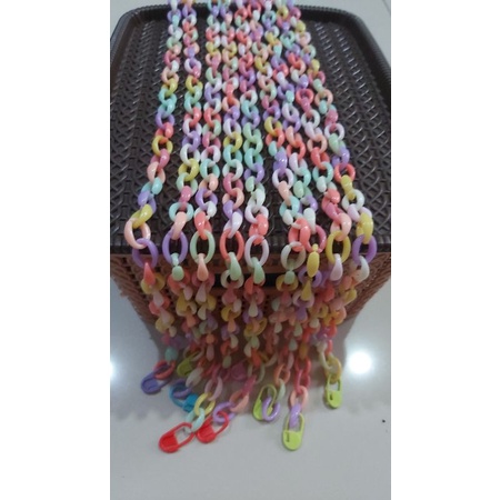 Kalung Strap rantai||Tali Konektor Mask Masker Hijab || Stopper Earloop Headloop