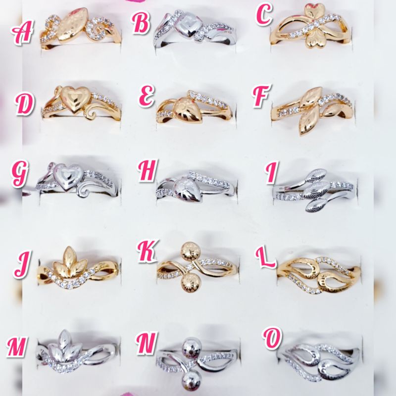 cincin permata xuping laser lapis mas♡Get-15♡ laser