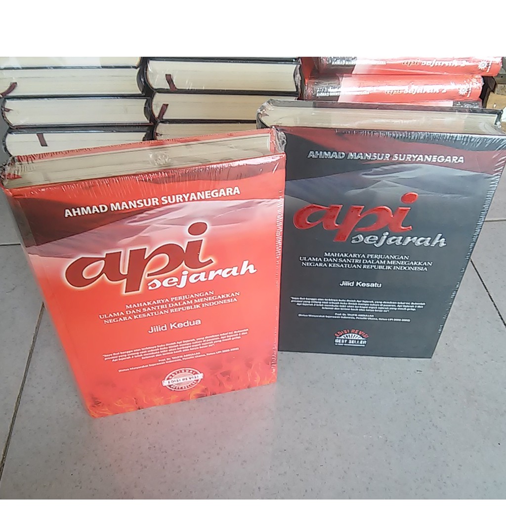 Paket Buku Api Sejarah Jilid 1 dan 2 - Ahmad Mansur Suryanegara (Hardcover)