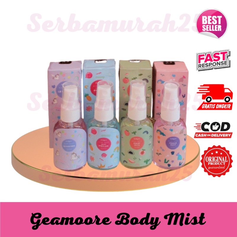 BODY MIST GEAMOORE BPOM 30 ml | GEAMOORE BODY MIST 30ml
