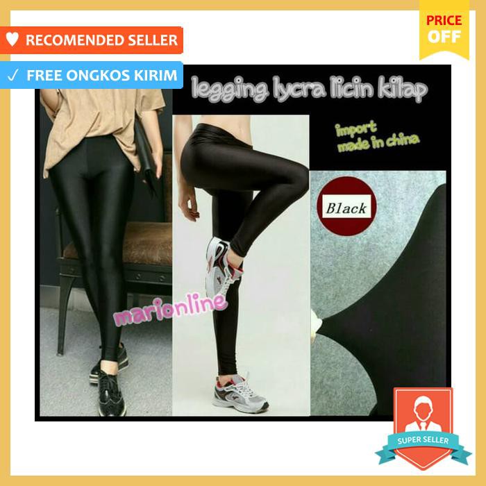 Legging Sport Lycra Kilap Licin