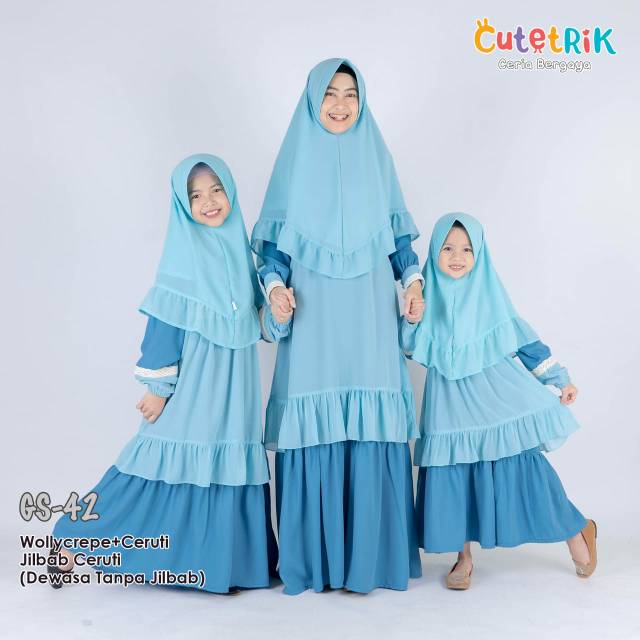 Baju muslim couple ibu dan anak