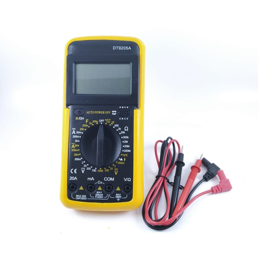 Multimeter DT9205A Multitester Digital DT 9205A Tester Besar DT-9205A Avometer