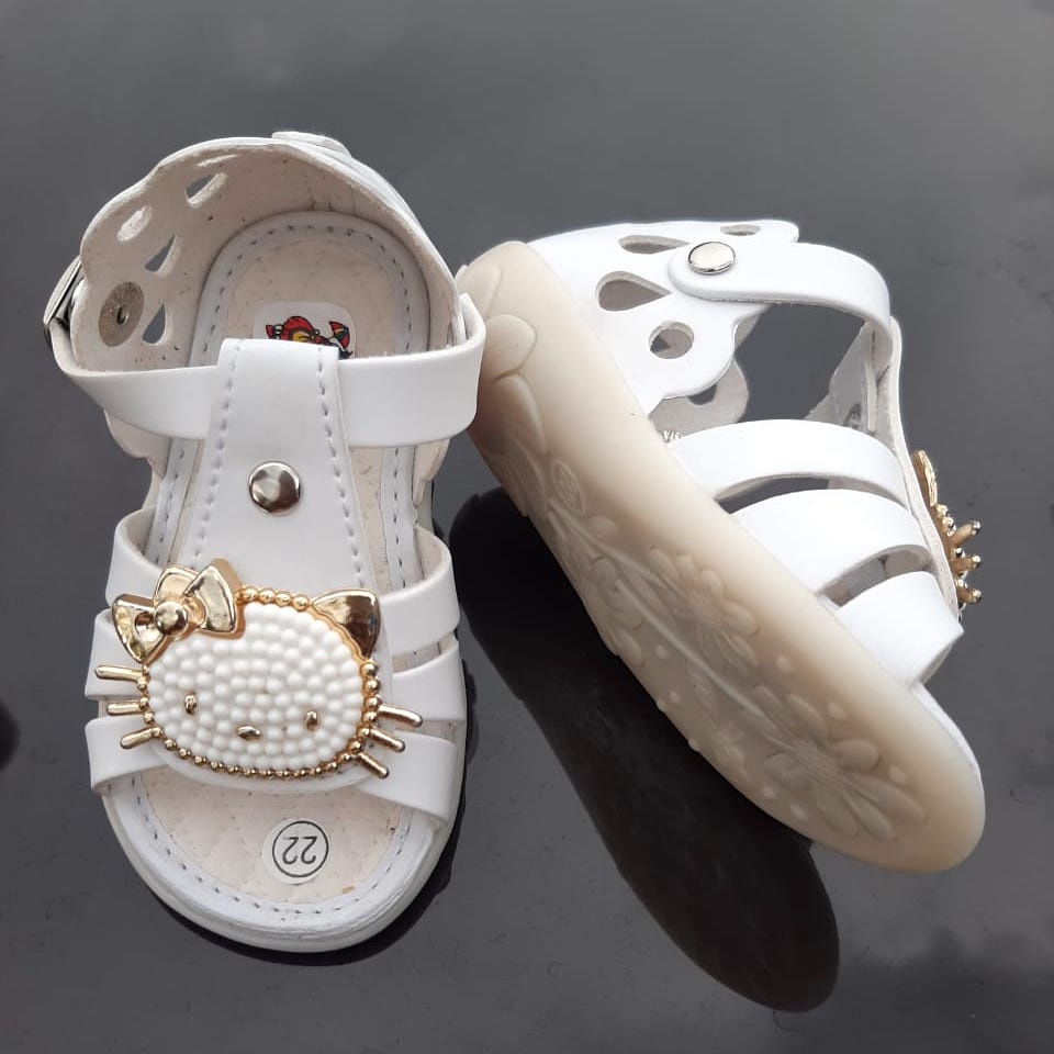 SDP02 Sepatu Sandal Anak Perempuan Umur 1 s/d 3 tahun - Hello Kitty