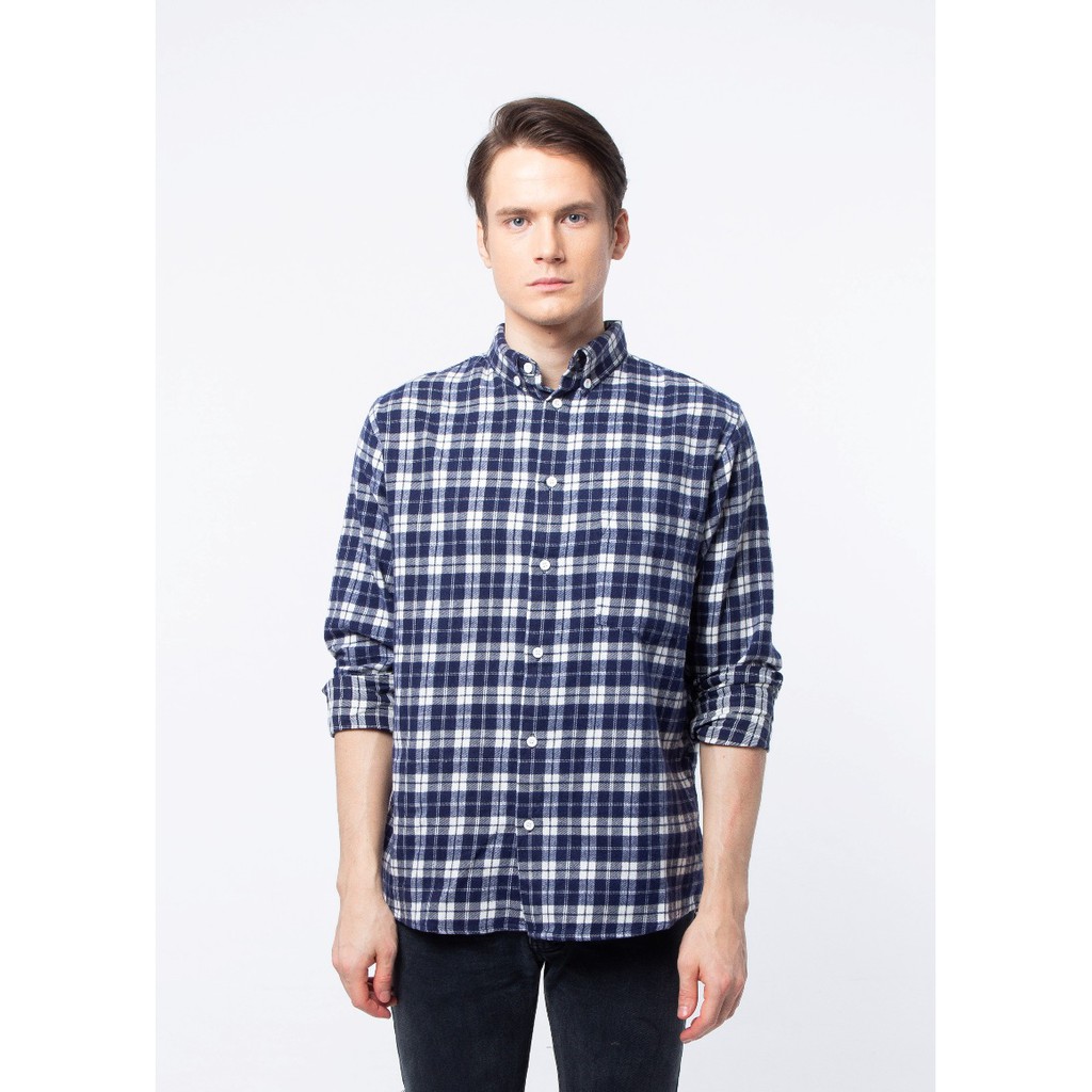 

Erigo Flannel Bucky Navy-White