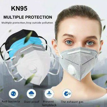Masker KN95 Katup 5ply Kn 95 folding mask