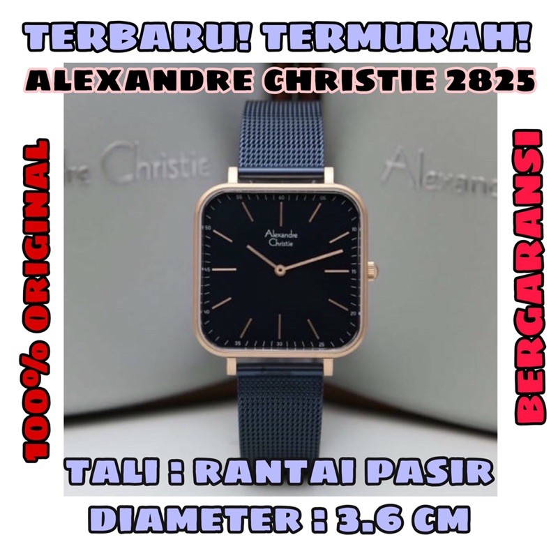 TERBARU TERMURAH ALEXANDRE CHRISTIE KOTAK RANTAI PASIR AC 2825