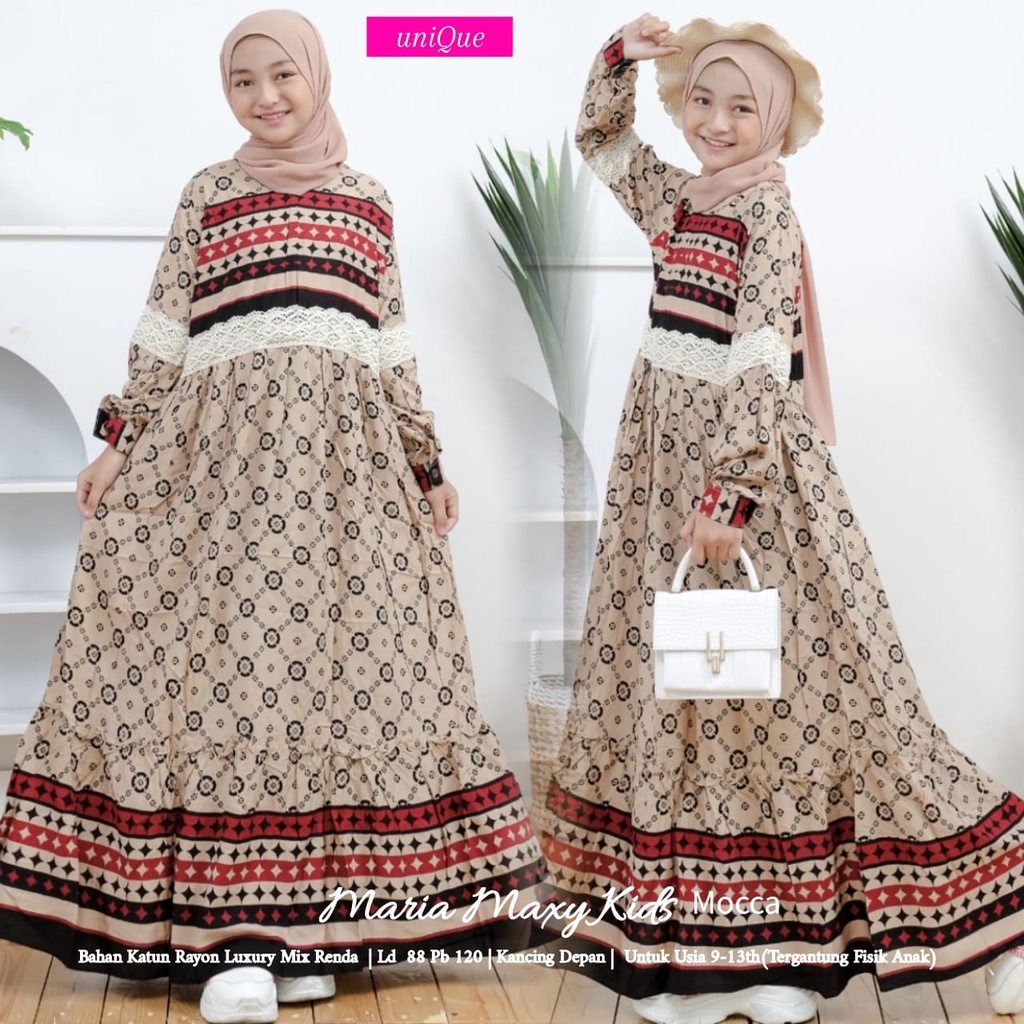 MARIA MAXI DRESS KIDS ORIGINAL UNIQUE