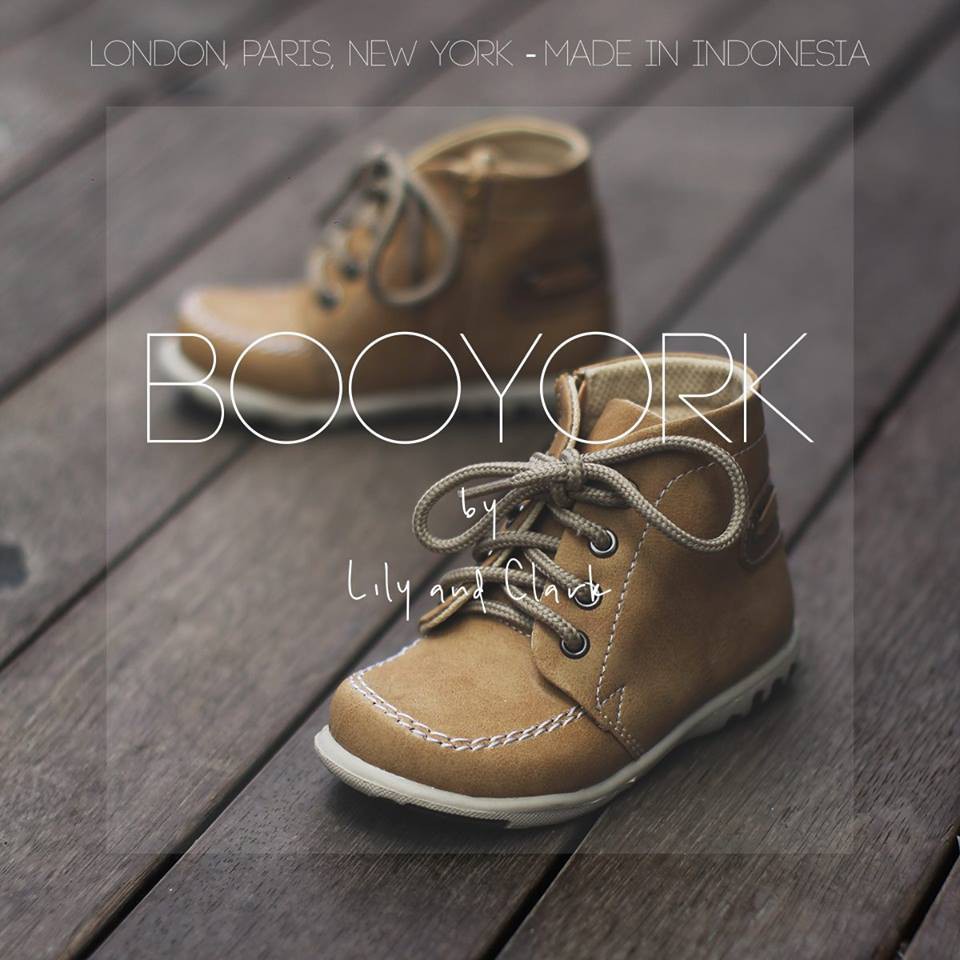 Sepatu Boots Anak Laki Laki, Sepatu Anak Boots Perempuan Lily and Clark Booyork Tan