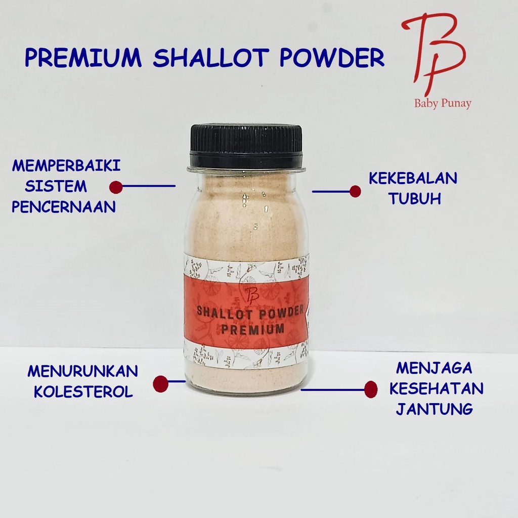 BAWANG MERAH BUBUK PREMIUM 20 GR | PREMIUM SHALLOT POWDER  | BUMBU MPASI  | MAKANAN BAYI  | MPASI BAYI