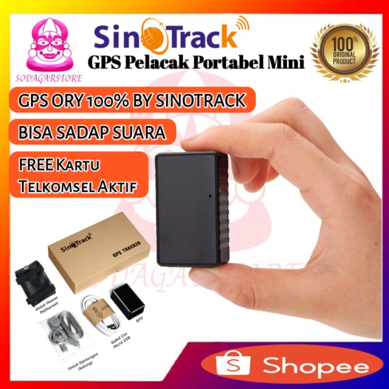 Jual GPS Pelacak Tracker / Tracking Portabel Mini Bisa Sadap Suara ...