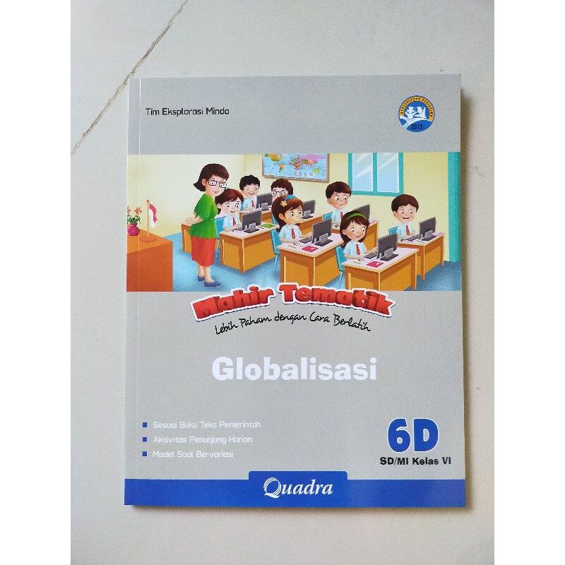 ORI satu paket buku mahir tematik K13 Quadra kelas 6 ABCDE semester 1