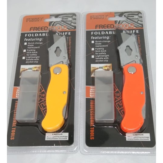 

Pisau Cutter Lipat Foldable Knife FREED Kater Gypsum Heavy Duty