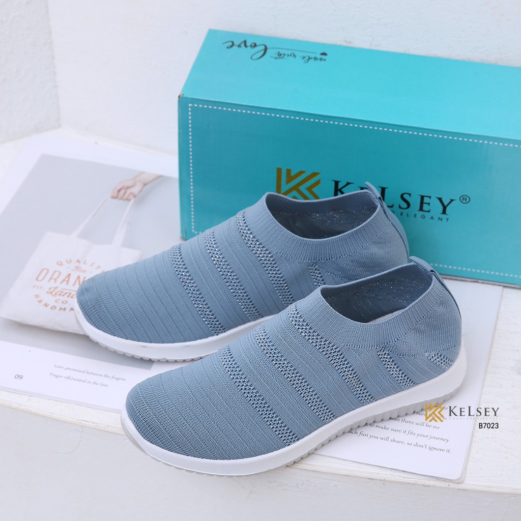 Kelsey Sepatu Flyknit Shoes Wanita Kelsey B7023