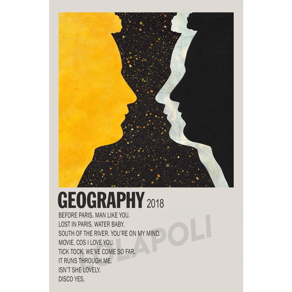 Poster Cover Album Geography - Tom Misch