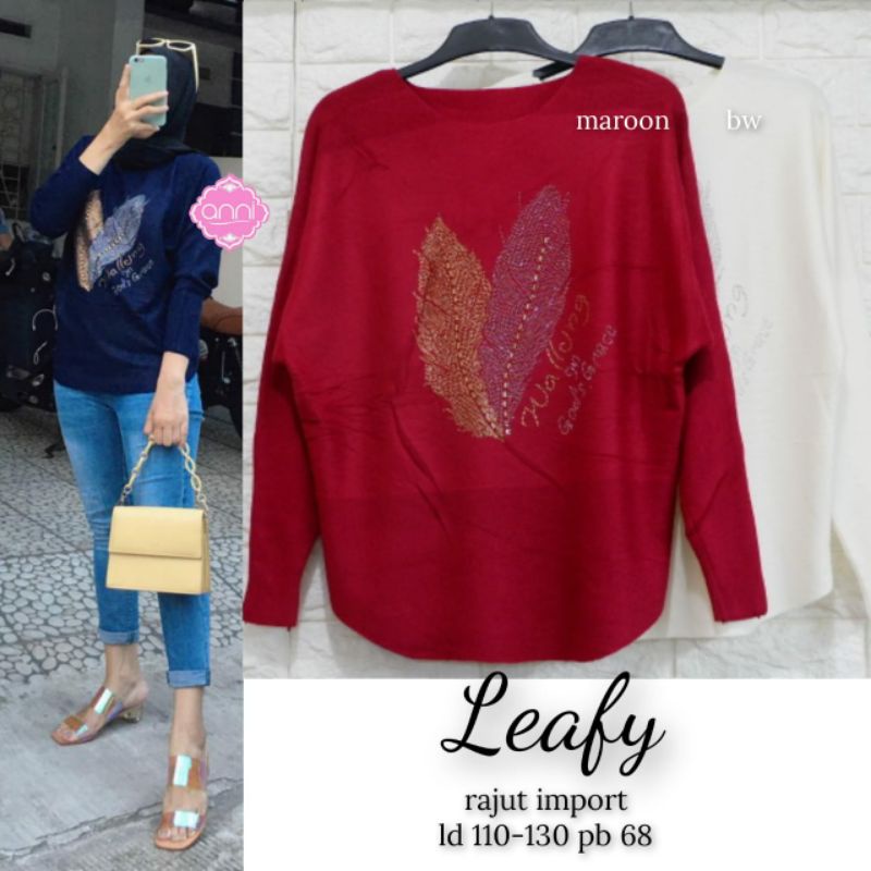 LEAFY RAJUT IMPORT BY ANNI