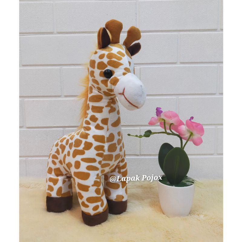 Boneka Giraffe Jerapah Size M 35cm Murah